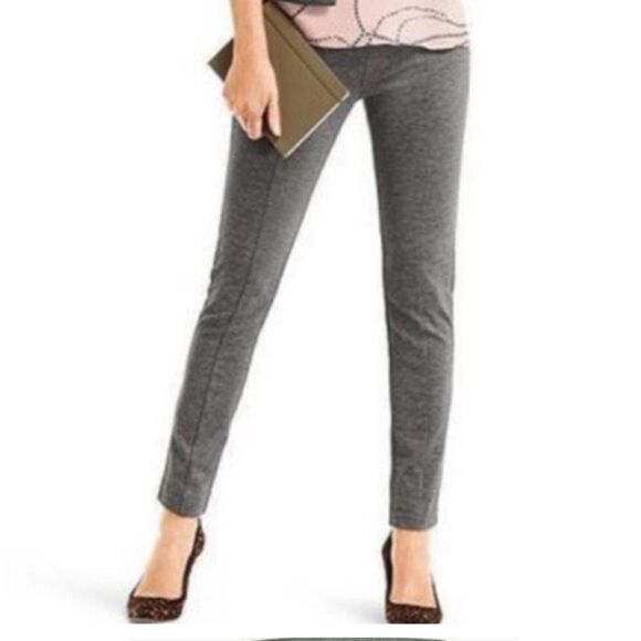 Cabi Newport Side Zip Ponte Knit Gray Slim Leg Style 814 Women’s Size 4 - Picture 6 of 14